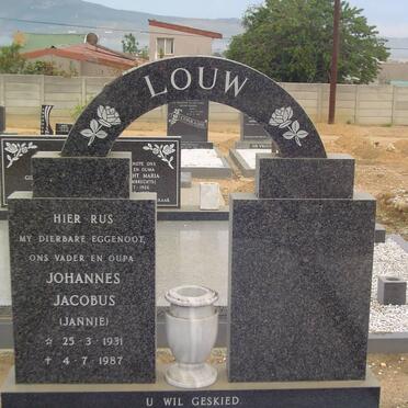 LOUW Johannes Jacobus 1931-1987