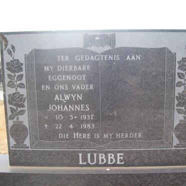 LUBBE Alwyn Johannes 1937-1983