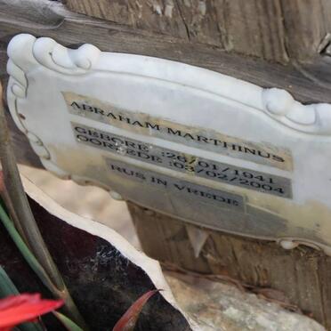 MARTHINUS Abraham 1941-2004