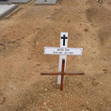 MATSIE Rosy 1945-2001