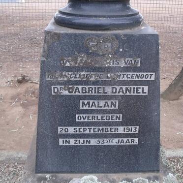 MALAN Gabriel Daniel -1913 &amp; Frances Elizabeth KOCK -1934