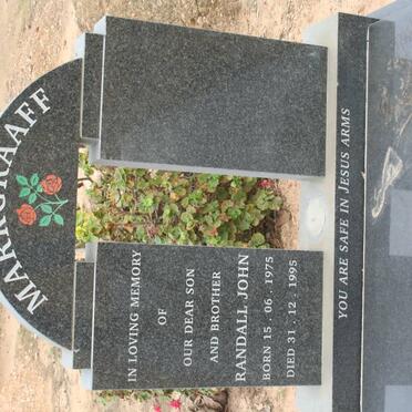 MARKGRAAFF Randall John 1975-1995