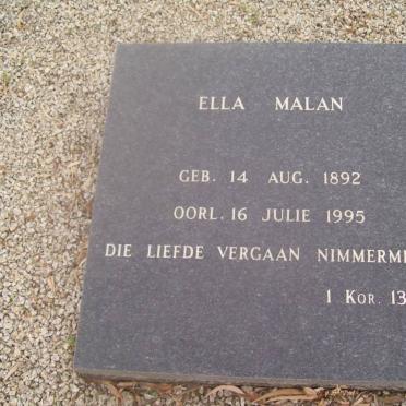 MALAN Ella 1892-1995