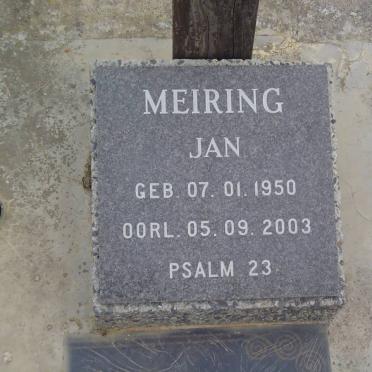 MEIRING Jan 1950-2003