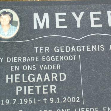 MEYER Helgaard Pieter 1951-2002