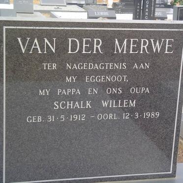 MERWE Schalk Willem, van der 1912-1989