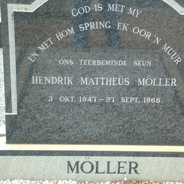 MÖLLER Hendrik Mattheüs 1947-1968