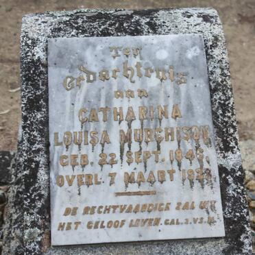 MURCHISON Catharina Louisa 1846-1928