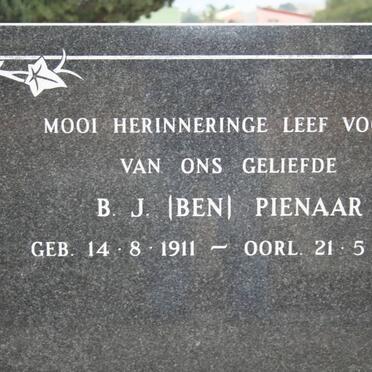 PIENAAR B.J. 1911-1974