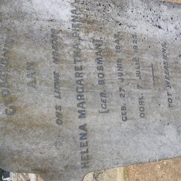 PIENAAR Helena Margaretha nee BOSMAN 1847-1925