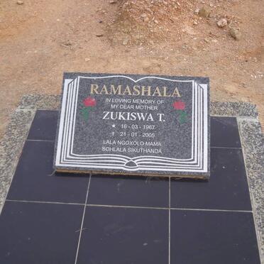 RAMASHALA Zukiswa T. 1967-2005
