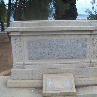 RETIEF Daniel 1861-1944 &amp; Anne Maria COATON 1869-1955