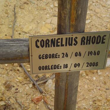 RHODE Cornelius 1940-2008