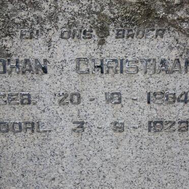 RICHTER Johan Christiaan 1884-1929