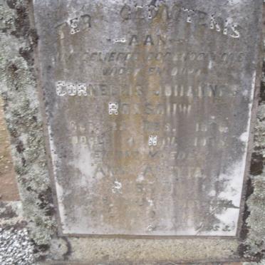 ROSSOUW Cornelius Johannes 18?6-1955 &amp; Anna Aletta 1874-19??