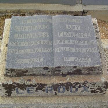 ROUX Coenraad Johannes, le 1893-1957 &amp; Amy Florence 1896-1984