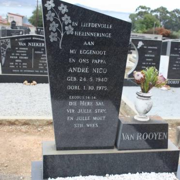 ROOYEN André Nico, van 1940-1975