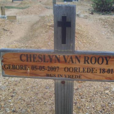 ROOY Cheslyn, van 2007-2009