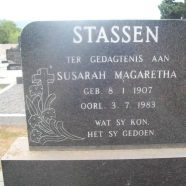 STASSEN Susarah Magaretha 1907-1983