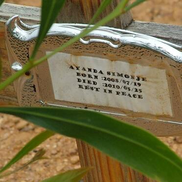 SIMONJE Ayanda 2008-2010