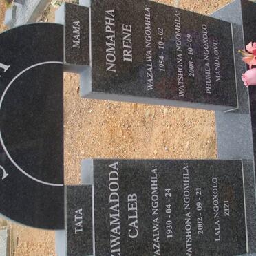 SIWELA Ziwamadoda Caleb 1930-2001 &amp; Nomapha Irene 1954-2008