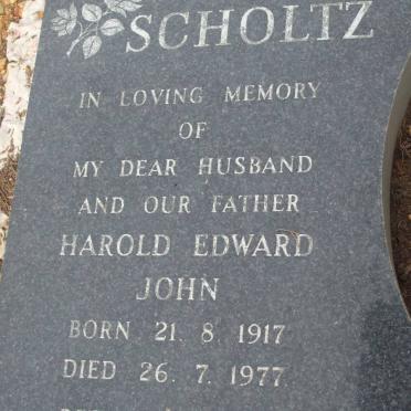 SCHOLTZ Harold Edward John 1917-1977