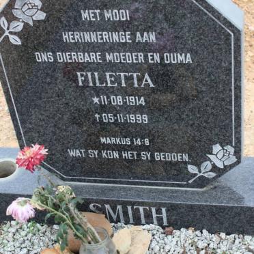 SMITH Filetta 1914-1999