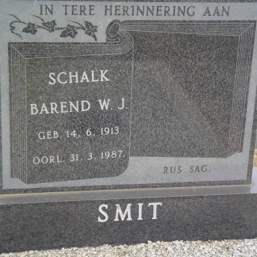SMIT Schalk Barend W.J. 1913-1987