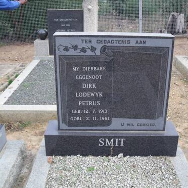 SMIT Dirk Lodewyk Petrus 1913-1981