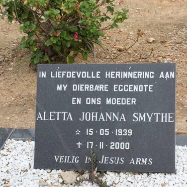 SMYTHE Aletta Johanna 1939-2000