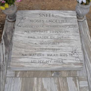 SNELL Moses 1929-1999