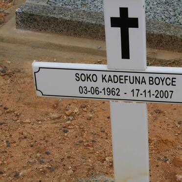 SOKO Kadefuna Boyce 1962-2007