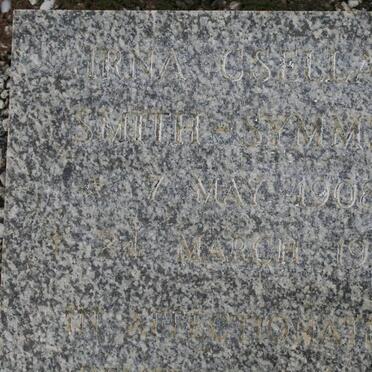 SYMMS Irna Csella, Smith 1908-1979