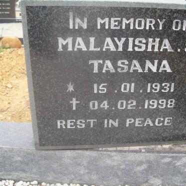 TASANA Malayisha S. 1931-1998