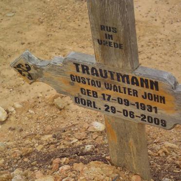 TRAUTMANN Gustav Walter John 1931-2009