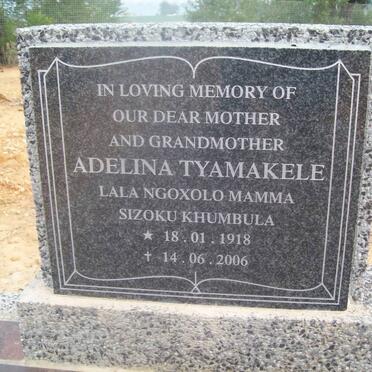 TYAMAKELE Adelina 1918-2006