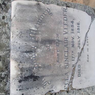 VEEDER Ella Sinclair 1854-1916