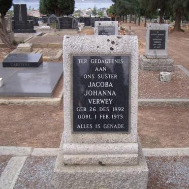 VERWEY Jacoba Johanna 1892-1973