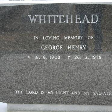 WHITEHEAD George Henry 1908-1978