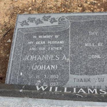 WILLIAMS Johannes A. 1953-1997
