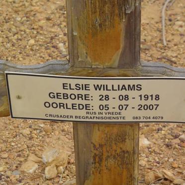 WILLIAMS Elsie 1918-2007