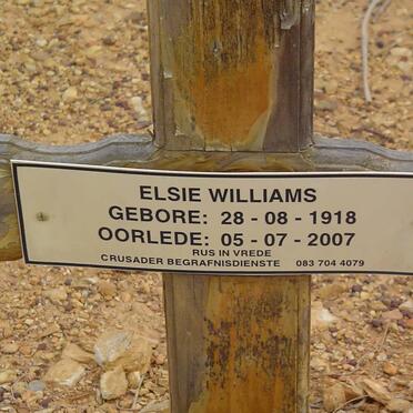 WILLIAMS Elsie 1918-2007