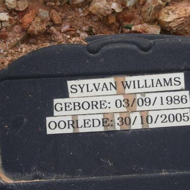 WILLIAMS Sylvan 1986-2005