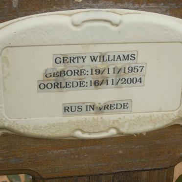 WILLIAMS Gerty 1957-2004