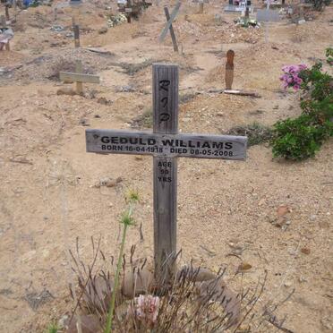 WILLIAMS Geduld 1918-2008