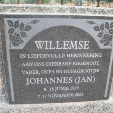 WILLEMSE Johannes 1929-2005