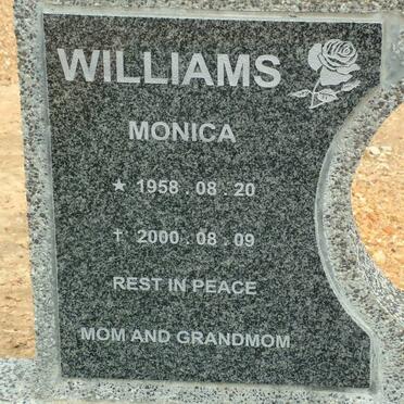 WILLIAMS Monica 1958-2000