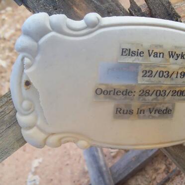 WYK Elsie, van 1965-2005