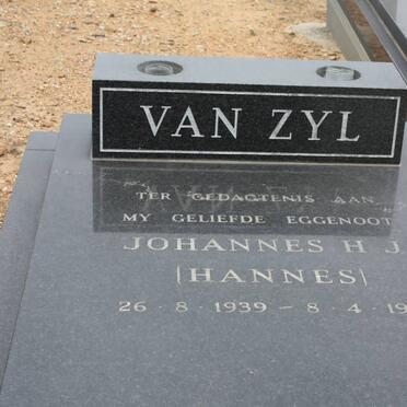 ZYL Johannes H.J., van 1939-1991