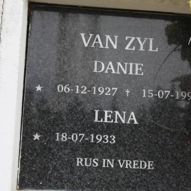 ZYL Danie, van 1927-1999 &amp; Lena 1933-